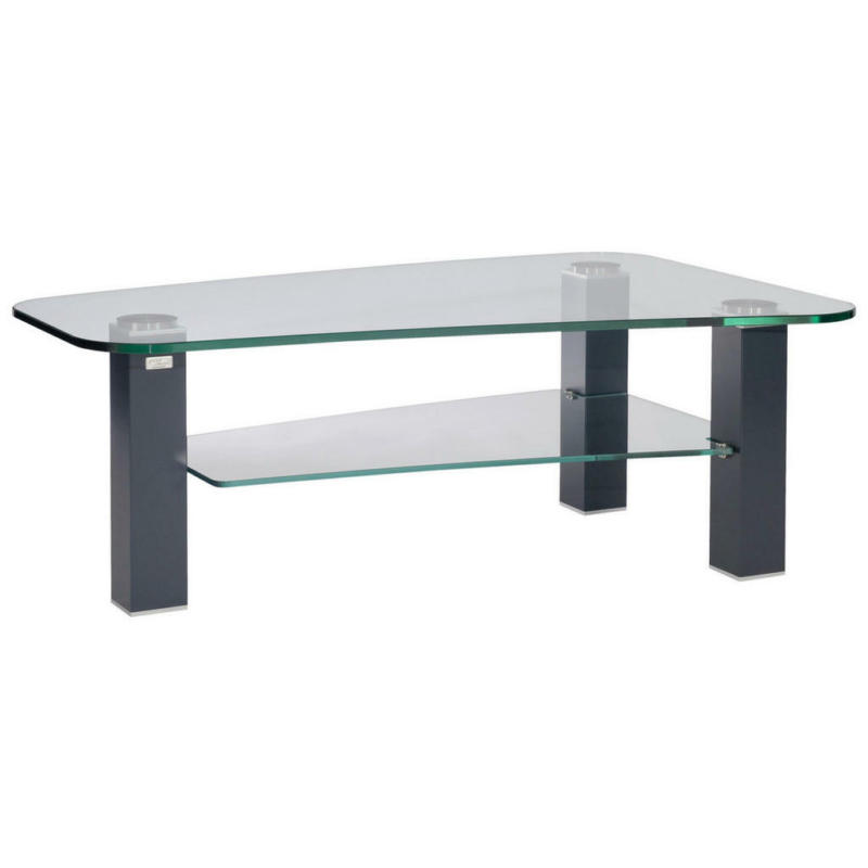 Couchtisch in Metall, Glas 110/70/42,5 cm