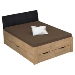Stauraumbett 140/200 cm in Sonoma Eiche