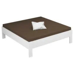 Bettrahmen 180/200 cm in Weiß