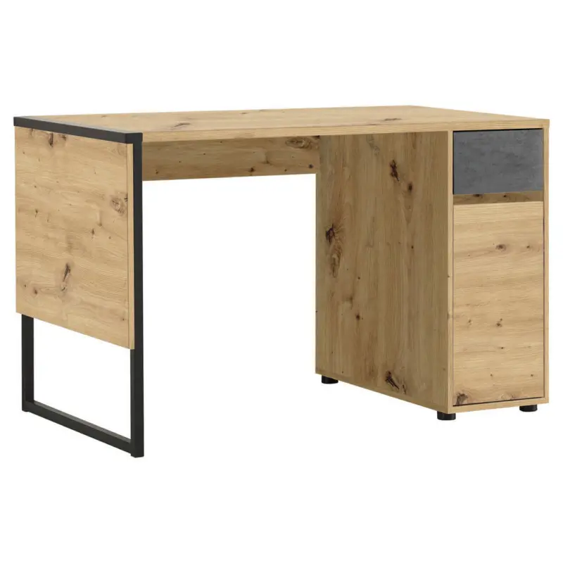 Jugendschreibtisch 120/65,1/76,5 cm in verschiedenen Holz-Dekoren erhältlich