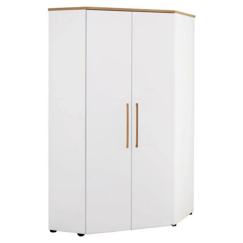Eckkleiderschrank 101,9/206/125,9 cm