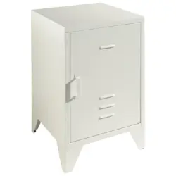 Nachtk&auml;stchen in Wei&szlig;