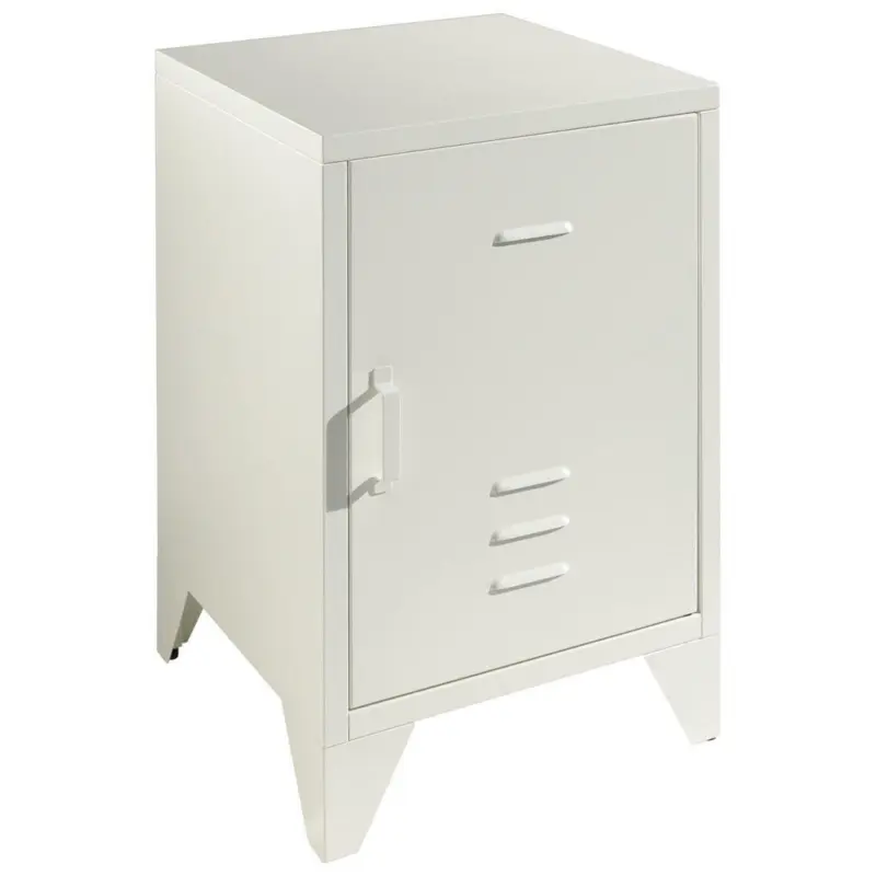 Nachtk&auml;stchen in Wei&szlig;