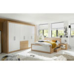 XXXLutz Spittal - Ihr Möbelhaus in Spittal an der Drau Schlafzimmer 180/200 cm in Weiß, Eichefarben