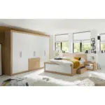 XXXLutz Lauterach - Ihr Möbelhaus bei Bregenz Schlafzimmer 180/200 cm in Weiß, Eichefarben