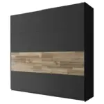 XXXLutz Lauterach - Ihr M&ouml;belhaus bei Bregenz Schwebet&uuml;renschrank in Graphitfarben, Eichefarben