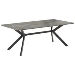 Couchtisch in Metall, Holzwerkstoff 120/60/45 cm