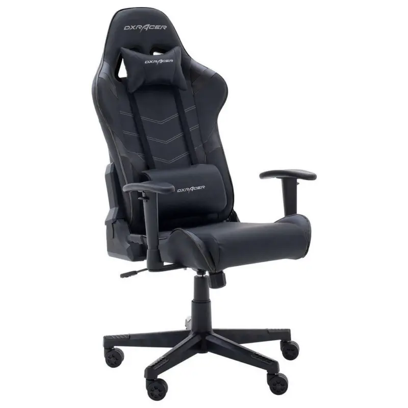 Gamingstuhl in Lederlook Schwarz