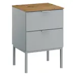 XXXLutz Lauterach - Ihr Möbelhaus bei Bregenz Nachtkästchen in Grau, Eichefarben