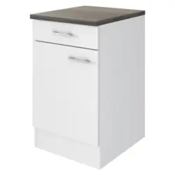 K&uuml;chenunterschrank 50/85/60 cm in Wei&szlig;