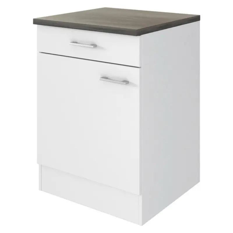 Küchenunterschrank 60/85/60 cm in Weiß