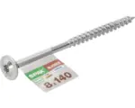 Hornbach Holzschraube Tellerkopf TX Teilgewinde 8 x 140 mm verzinkt 1 Stück