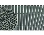 Hornbach Sichtschutzmatte Konsta PVC ovalförmig 3 x 0,9 m dunkelgrün