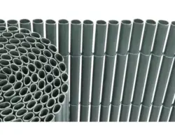 Sichtschutzmatte Konsta PVC ovalförmig 3 x 0,9 m dunkelgrün