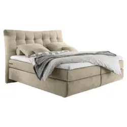 Boxspringbett 180/200 cm in Sandfarben