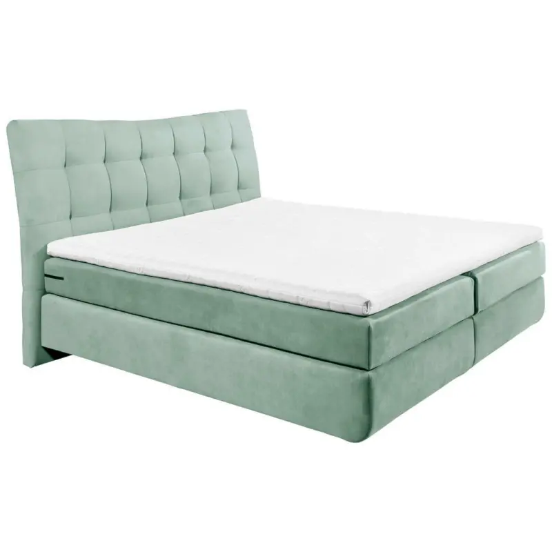 Boxspringbett 180/200 cm in Mintgr&uuml;n