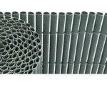 Hornbach Sichtschutzmatte Konsta PVC ovalförmig 3 x 1,8 m dunkelgrün