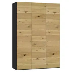 Drehtürenschrank in Wildeiche