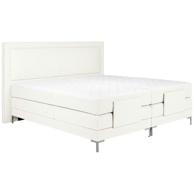 Boxspringbett 180/200 cm in Weiß