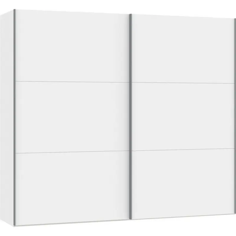Schwebetürenschrank in Weiß