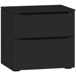 Nachtkästchen in Schwarz