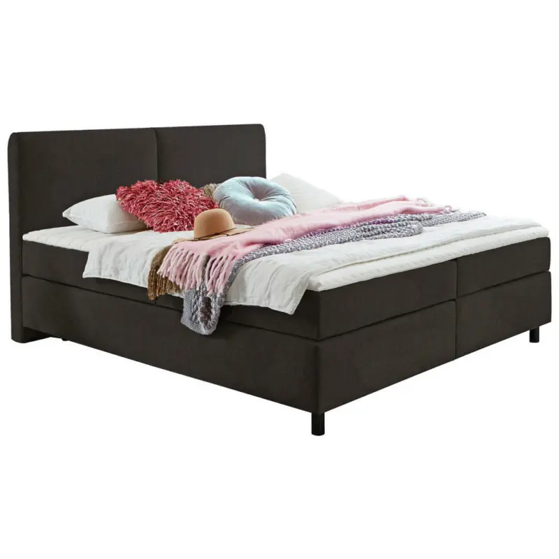 Boxspringbett 160/200 cm in Schlammfarben