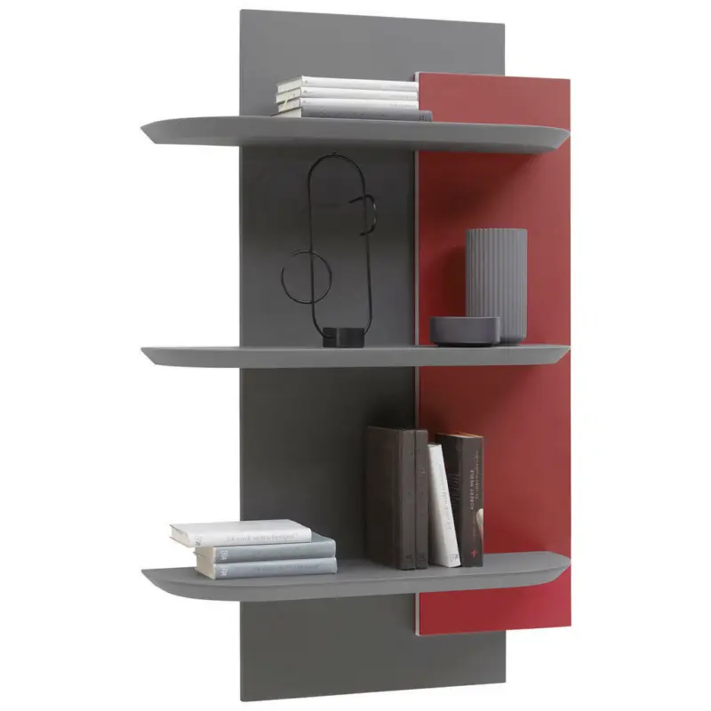 Hängeelement in Anthrazit, Bordeaux