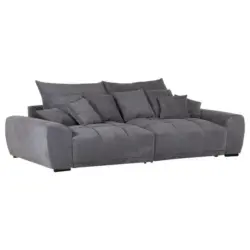 Megasofa in Mikrofaser Grau