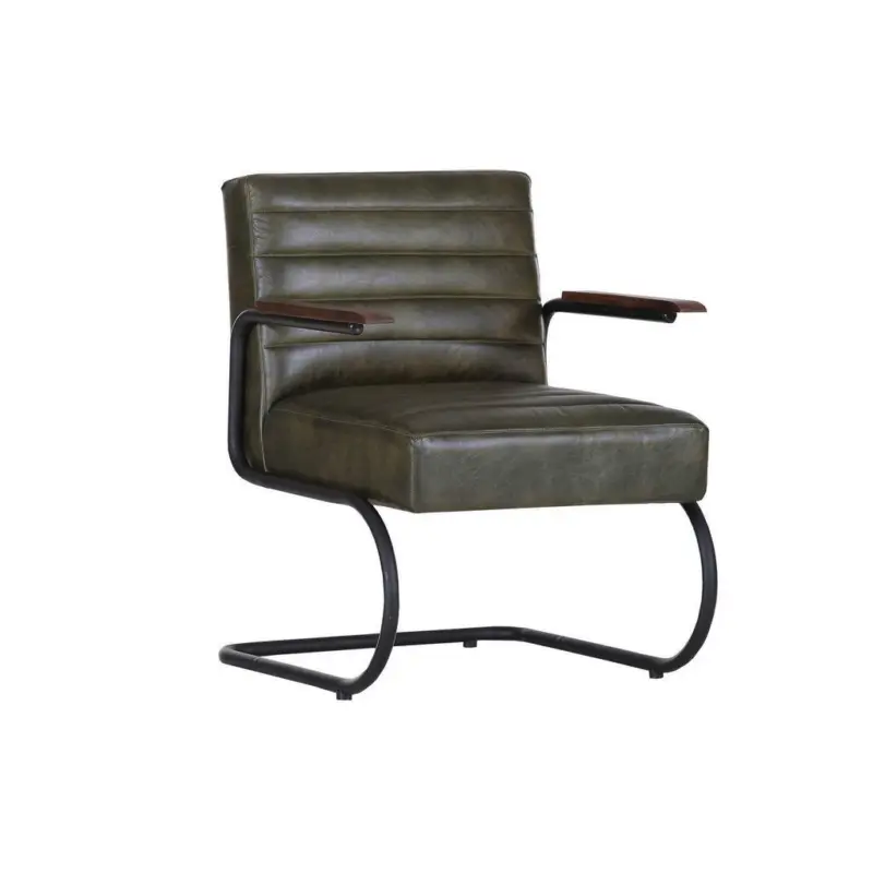 Armlehnstuhl in Echtleder