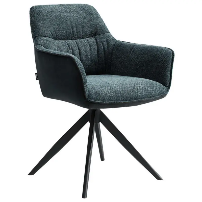 Armlehnstuhl in Eisen Webstoff