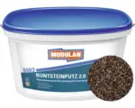Hornbach MODULAN 5503 Buntsteinputz 2 mm scholadenbraun/Birke/weiß 20 kg Fb.316