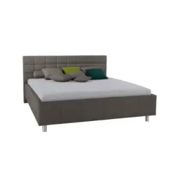 Polsterbett 200/200 cm in Grau