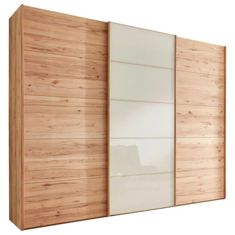 Schwebet&uuml;renschrank in Buchefarben, Champagner