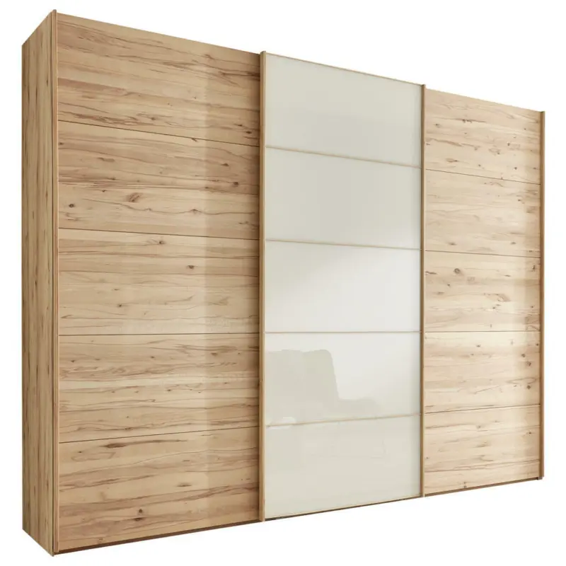 Schwebet&uuml;renschrank in Buchefarben, Champagner