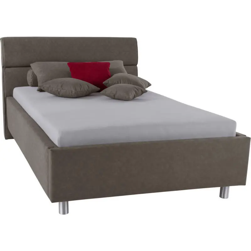 Polsterbett 140/200 cm in Schlammfarben