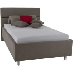 Polsterbett 120/200 cm in Schlammfarben