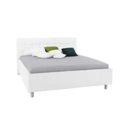 Polsterbett 180/200 cm in Weiß