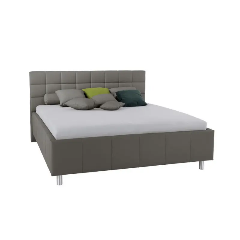 Polsterbett 180/200 cm in Grau
