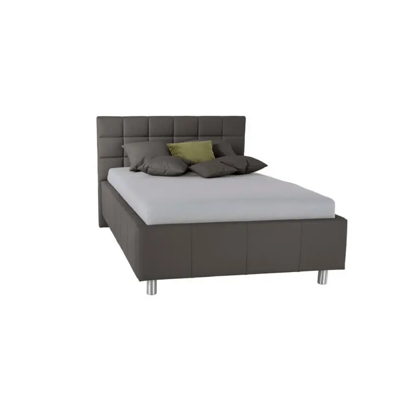 Polsterbett 140/200 cm in Grau