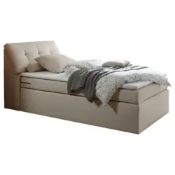 Boxspringbett 120/200 cm in Creme