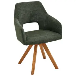 Armlehnstuhl in Webstoff