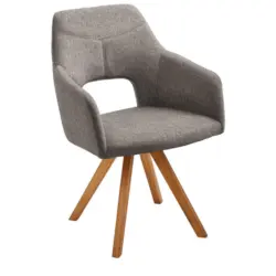 Armlehnstuhl in Webstoff