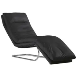 Liege in Echtleder Schwarz