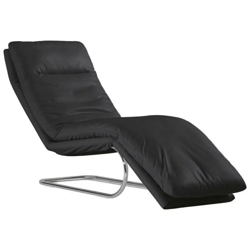 Liege in Echtleder Schwarz