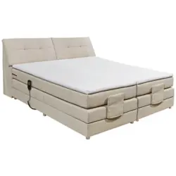 Boxspringbett 180/200 cm in Creme