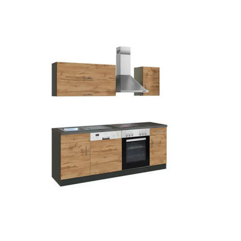 Küchenblock in Eichefarben