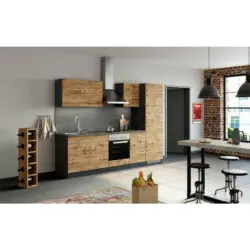 K&uuml;chenleerblock in Eichefarben