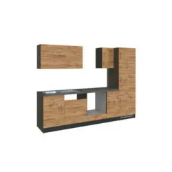 Küchenleerblock in Eichefarben