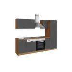 XXXLutz Lauterach - Ihr M&ouml;belhaus bei Bregenz K&uuml;chenblock 270 cm in Anthrazit