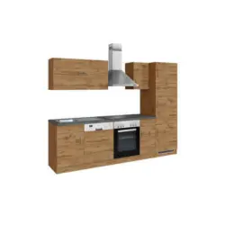 K&uuml;chenblock in Eichefarben